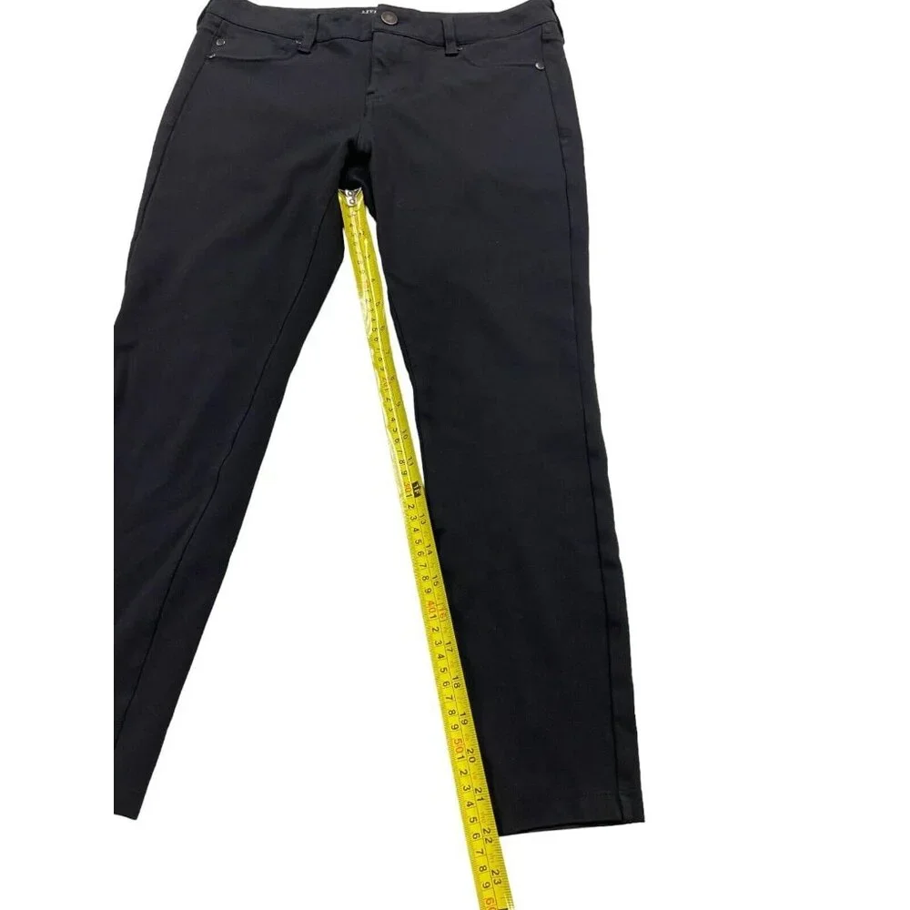 Liverpool Black Womens Pants Size 4/27 Petite Skinny Leg Ankle Low Rise - Picture 2 of 8